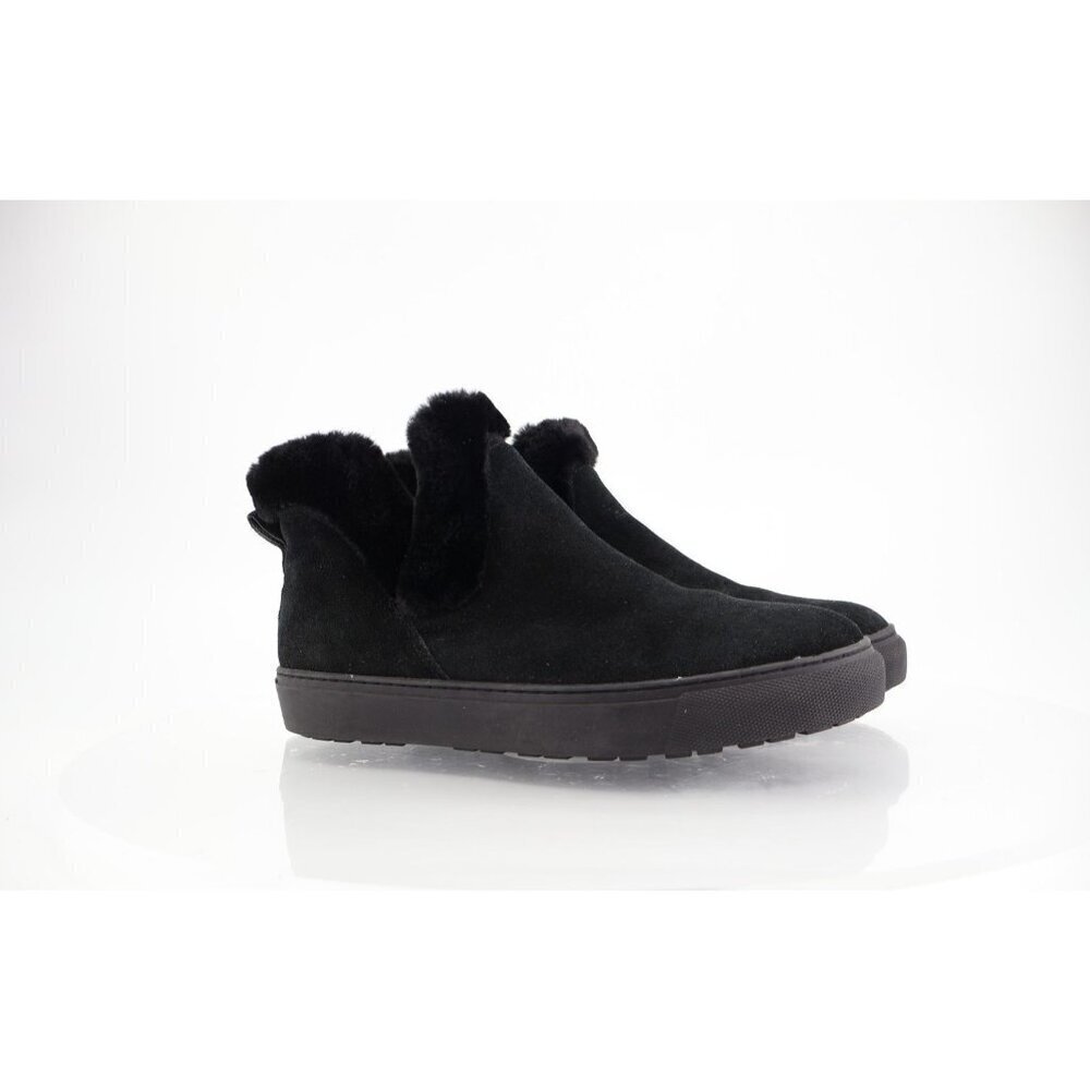 Cougar Shoes Women's Duffy Black Suede Winterized Slip-On Sneakers Size 10